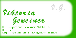 viktoria gemeiner business card